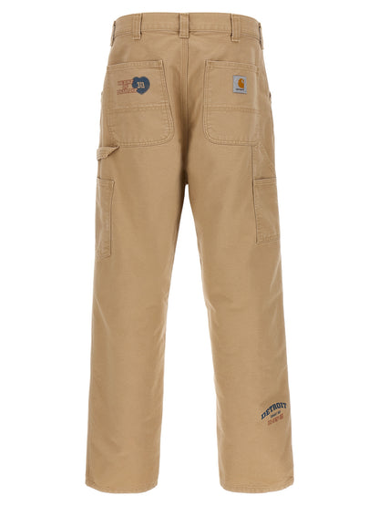Carhartt Wip Beige Organic Cotton Casual Pants
