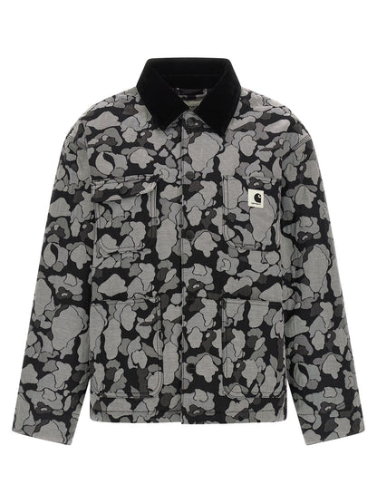 Carhartt Wip Gray Cotton Full-Length Jacket
