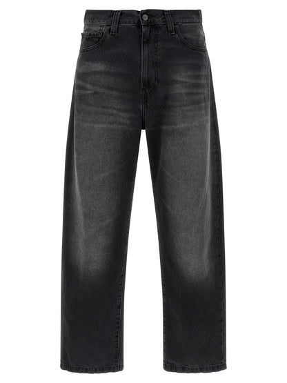 Carhartt Wip Black Cotton Jeans Denim