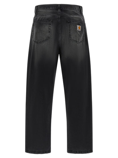 Carhartt Wip Black Cotton Jeans Denim