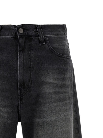Carhartt Wip Black Cotton Jeans Denim