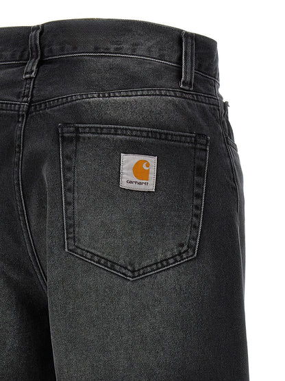 Carhartt Wip Black Cotton Jeans Denim