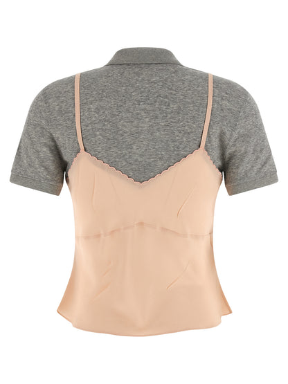 Miu Miu Multicolor Silk Shortsleeve Shirt