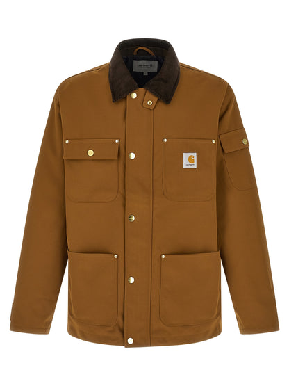 Carhartt Wip Brown Nylon Full-Length Jacket