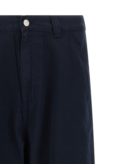 Carhartt Wip Blue Organic Cotton Casual Pants