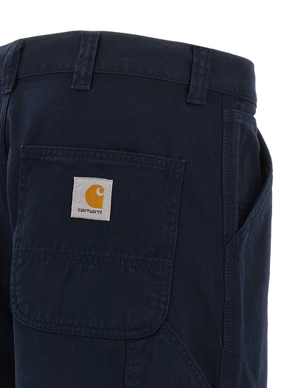 Carhartt Wip Blue Organic Cotton Casual Pants