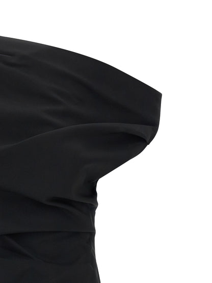 Rohe Black Viscose Tank Tops