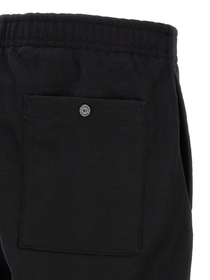 Stone Island Black Virgin Wool Cargo Pants