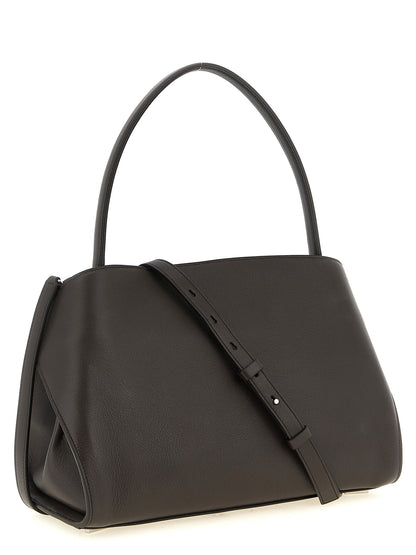 Ferragamo Brown Calfskin Shoulder Bag