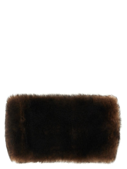 Valentino Garavani Brown Lamb Leather Other Accessories