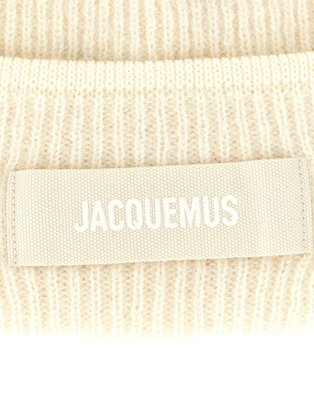 Jacquemus White Wool Beanie