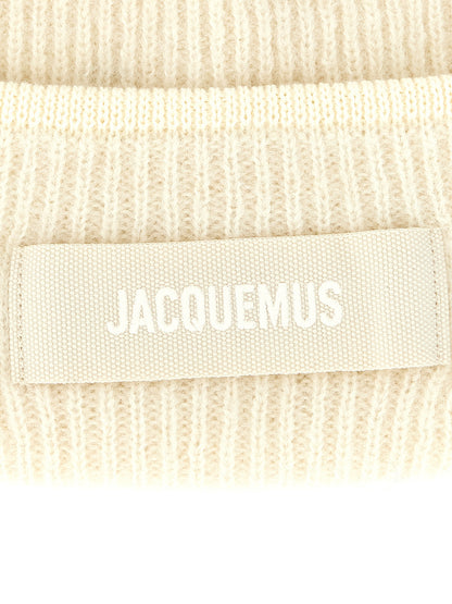 Jacquemus White Wool Beanie