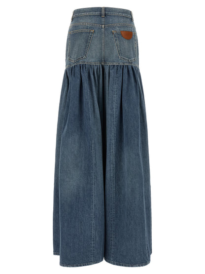 Chloé Blue Denim Skirt