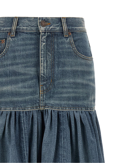 Chloé Blue Denim Skirt