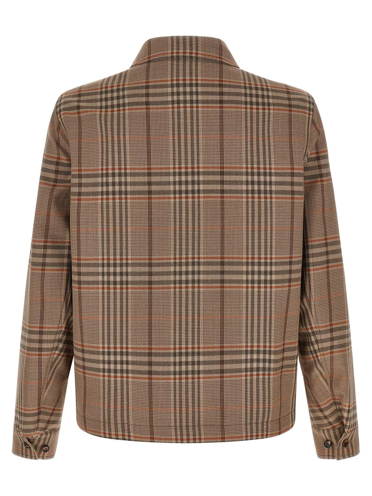 Burberry Beige Wool Full-Length Jacket