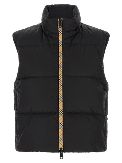 Burberry Black Polyamide Sleeveless Jacket