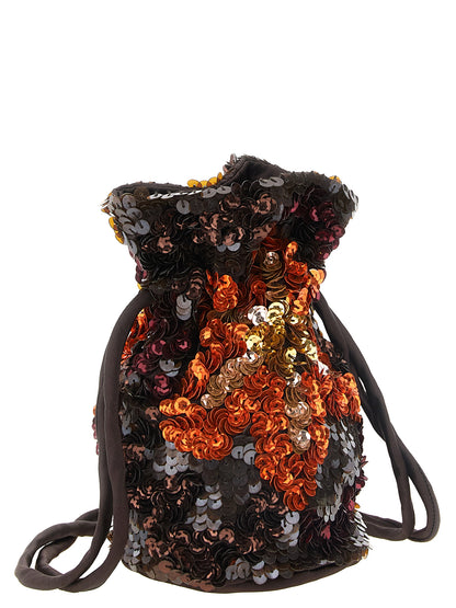 P.A.R.O.S.H. Brown Polyamide Shoulder Bag