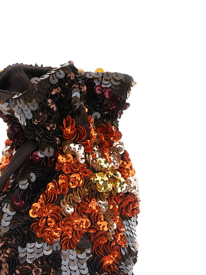 P.A.R.O.S.H. Brown Polyamide Shoulder Bag