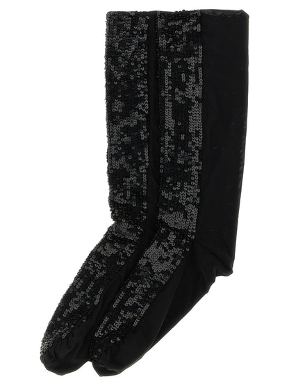 P.A.R.O.S.H. Black Polyamide Socks