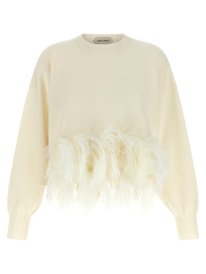 Alberta Ferretti White Virgin Wool Cardigan