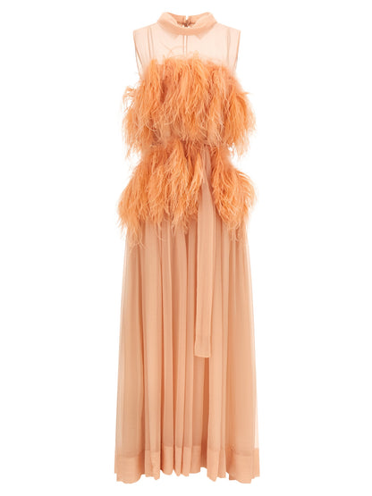 Alberta Ferretti Multicolor Silk Long Dress