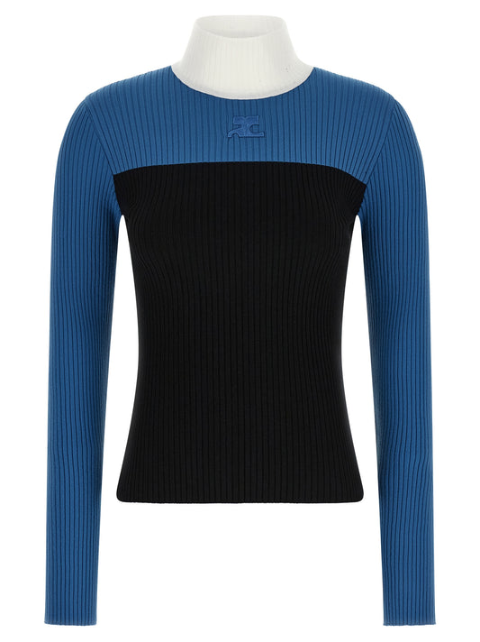 Courrèges Multicolor Viscose Cardigan