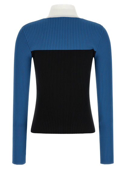 Courrèges Multicolor Viscose Cardigan