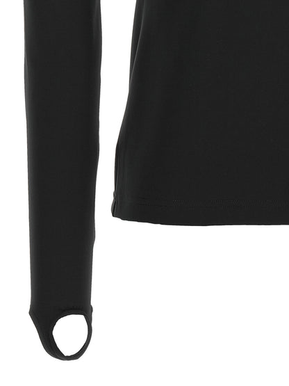 Courrèges Black Polyamide Cardigan