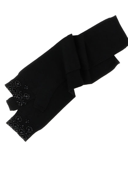 P.A.R.O.S.H. Black Wool Gloves