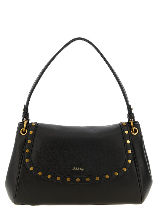 Isabel Marant Black Lamb Leather Shoulder Bag