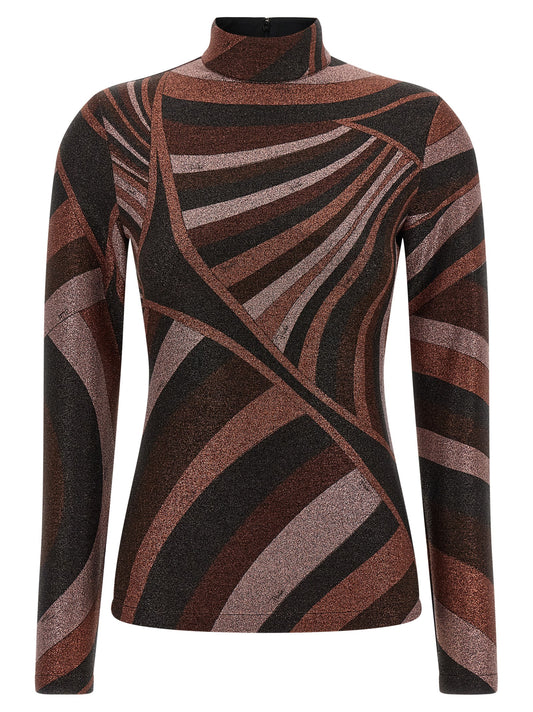 Emilio Pucci Bordeaux Polyamide Cardigan