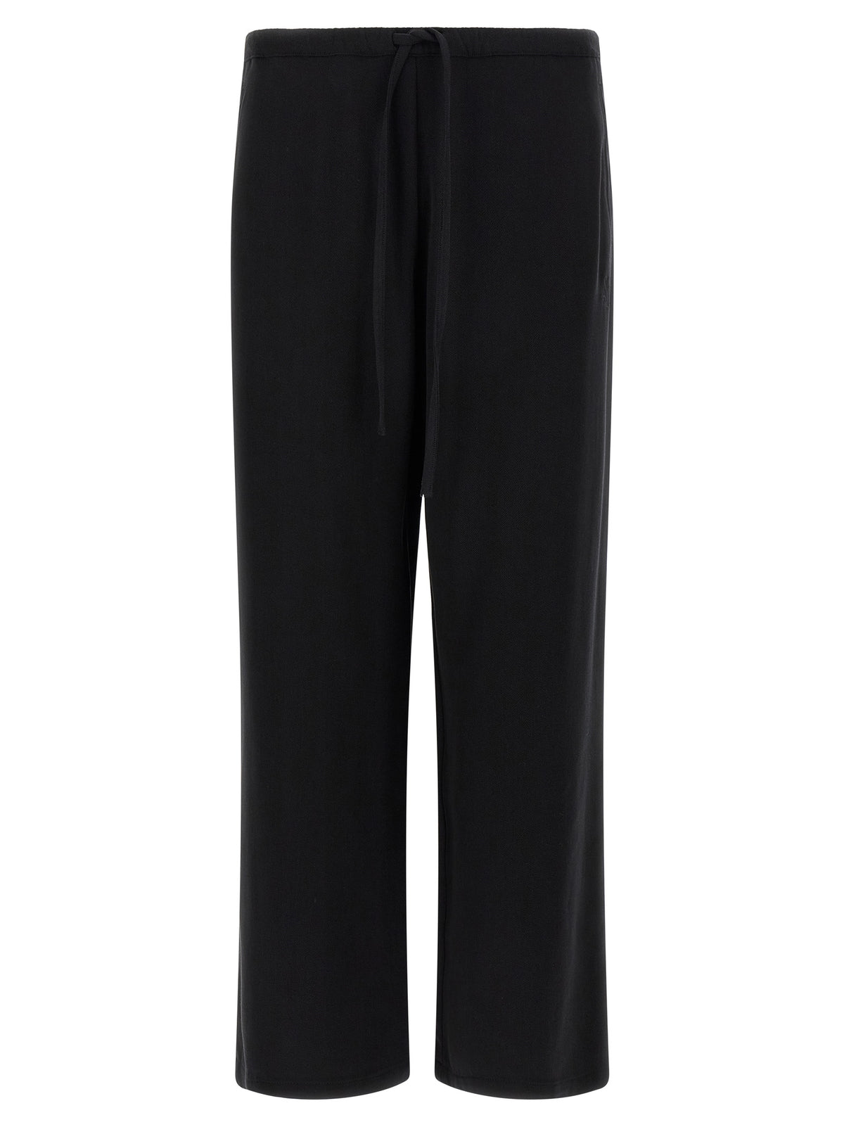 SECOND/LAYER Black Cotton-Like Casual Pants