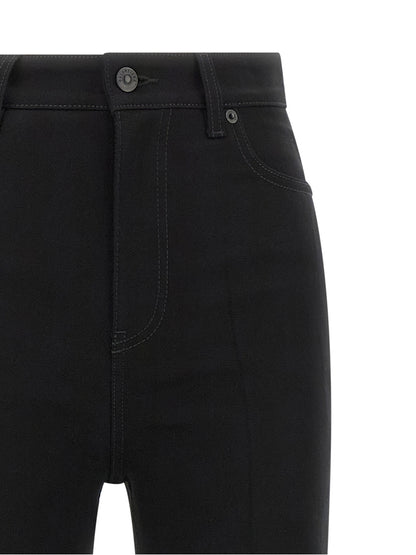 Balenciaga Black Elastane High-Waisted Jean
