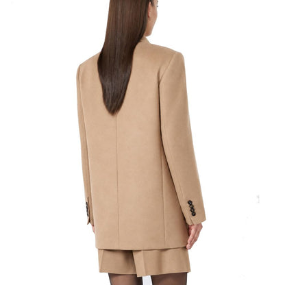 Max Mara Brown Virgin Wool Blazer