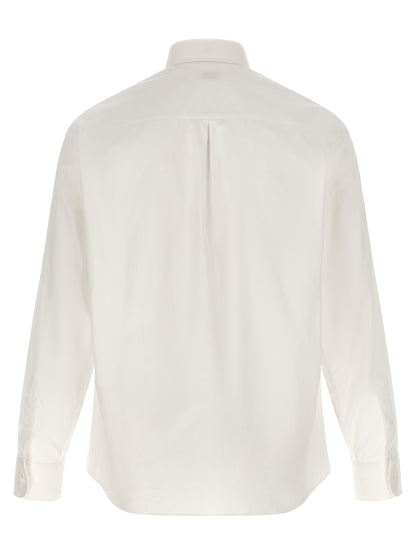 Brunello Cucinelli White Cotton Blouse