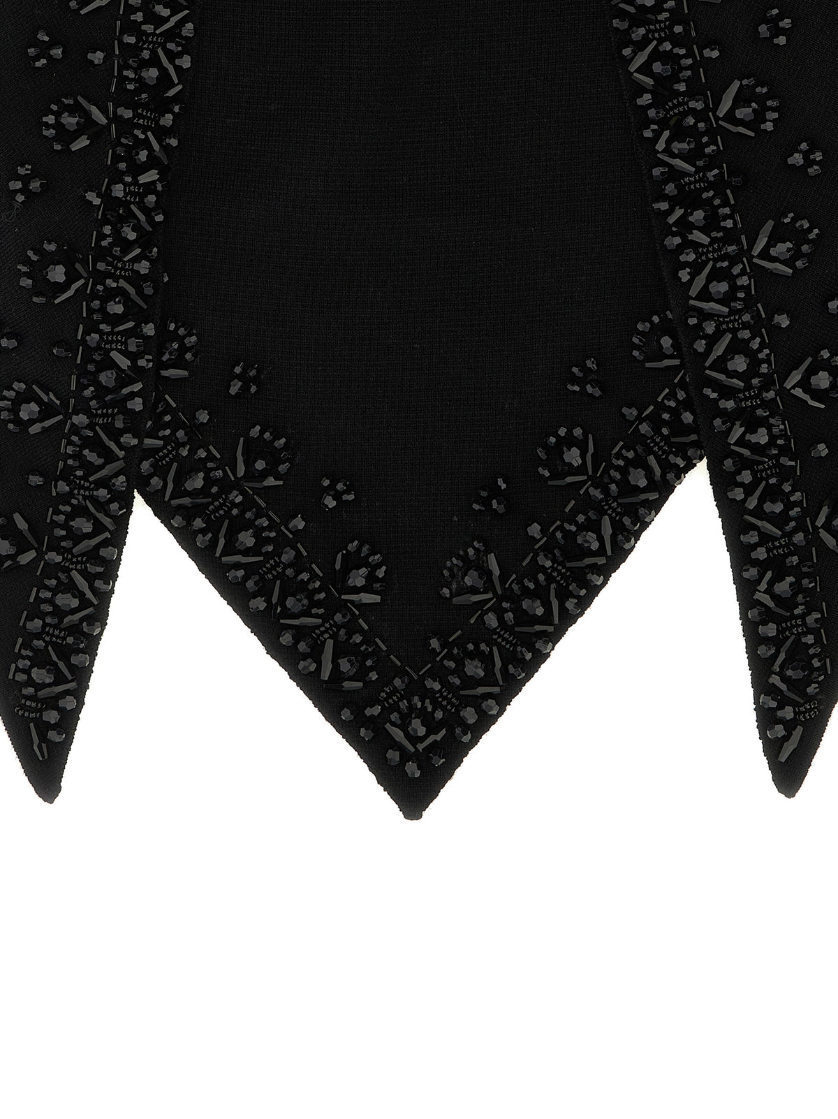 P.A.R.O.S.H. Black Wool Foulard