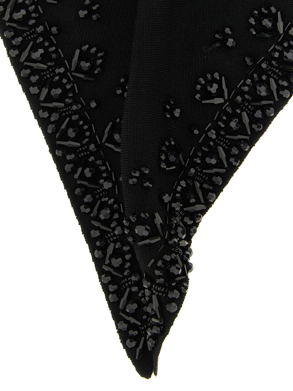 P.A.R.O.S.H. Black Wool Foulard