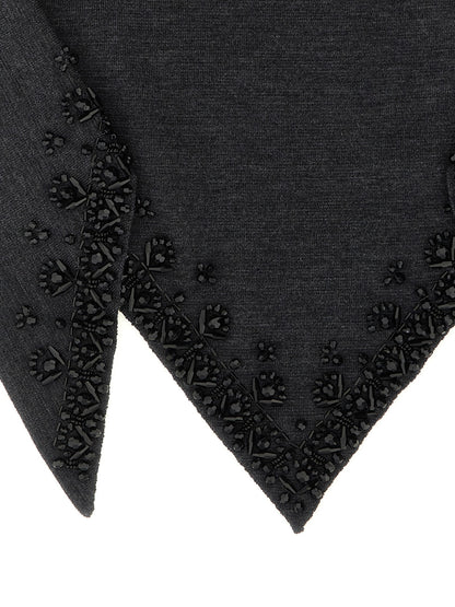P.A.R.O.S.H. Gray Wool Scarf