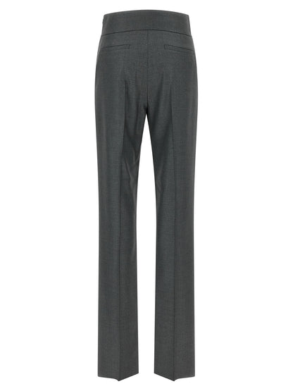 Valentino Garavani Gray Virgin Wool Dress Pants