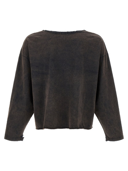 SECOND/LAYER Black Cotton T-Shirt