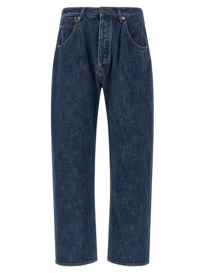 Jacquemus Blue Organic Cotton Relaxed Fit Jeans