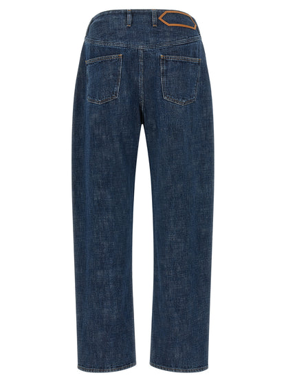 Jacquemus Blue Organic Cotton Relaxed Fit Jeans