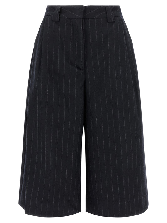 THELATEST Blue Polyamide Bermuda Shorts