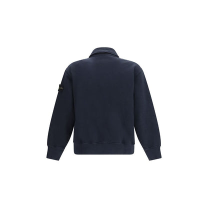 Stone Island Blue Cotton Polo Shirt