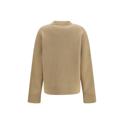 Ami Paris Beige Alpaca Vicugna Pacos Sweatshirt