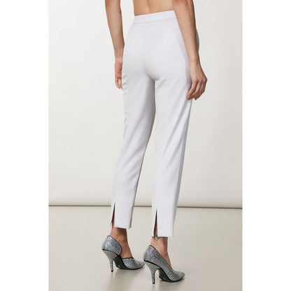 Patrizia Pepe White Polyester Dress Pants