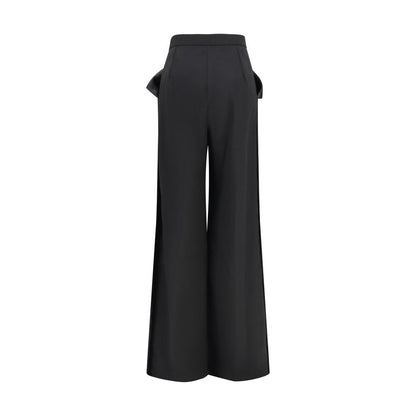 Nissa Black Recycled Polyester Pants