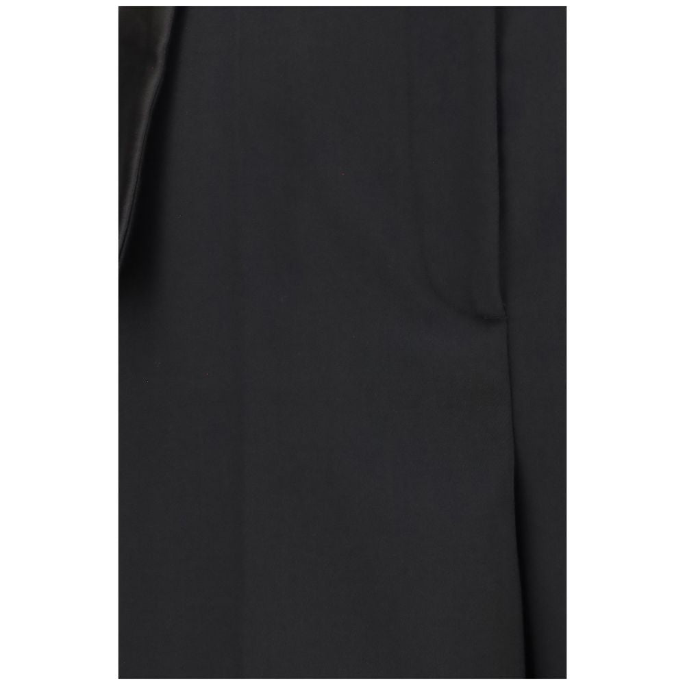 Nissa Black Recycled Polyester Pants