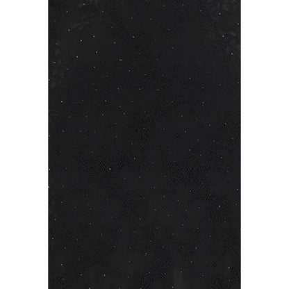 Nissa Black Polyester Cocktail Dress