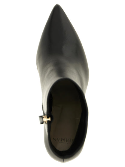 Alexandre Birman Black Calfskin Ankle Boots
